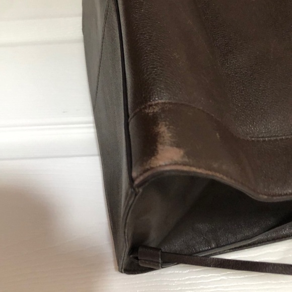 Talbots brown faux leather pocket book - Picture 3 of 5